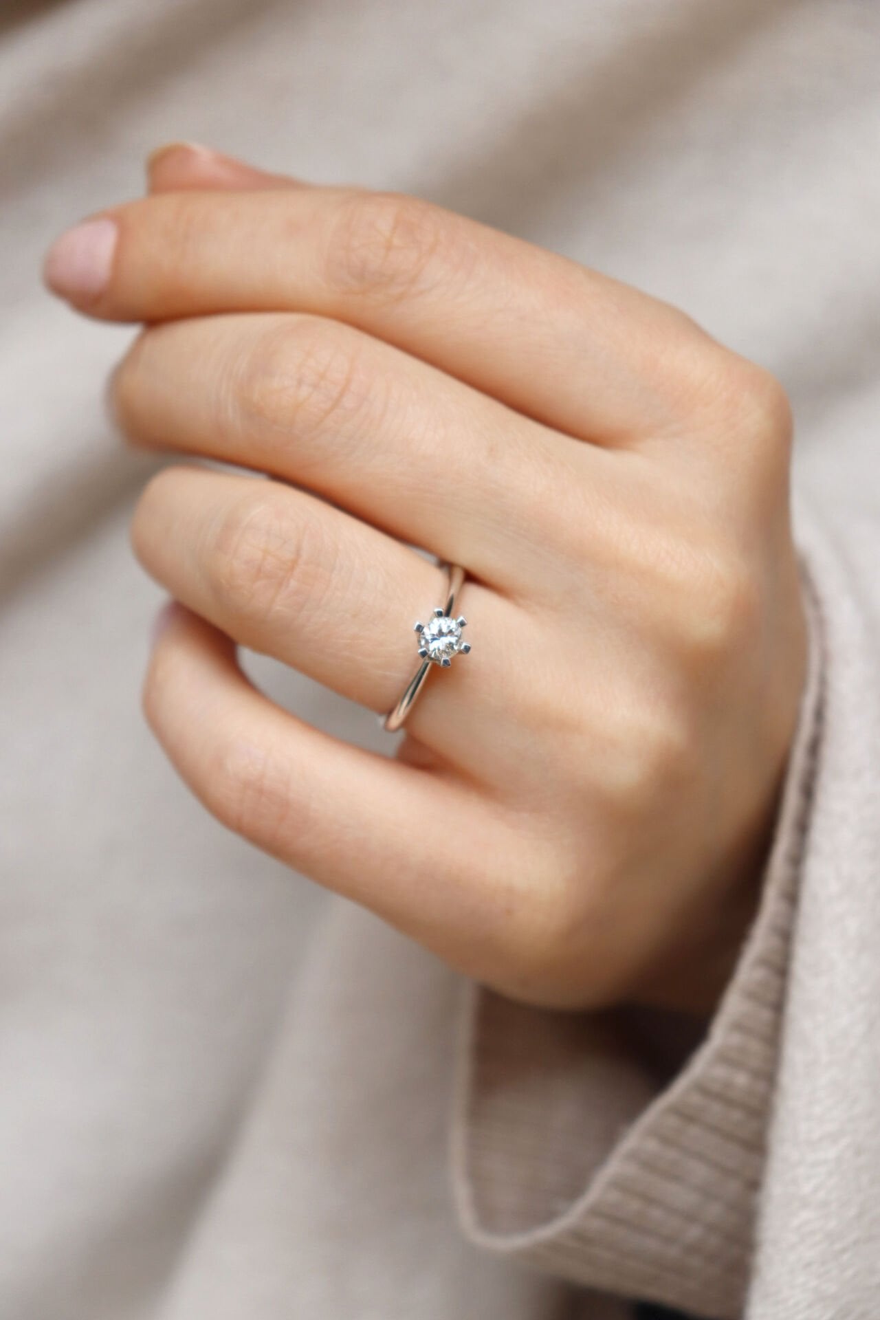 0.40 Ct Tektaş Pırlanta Yüzük