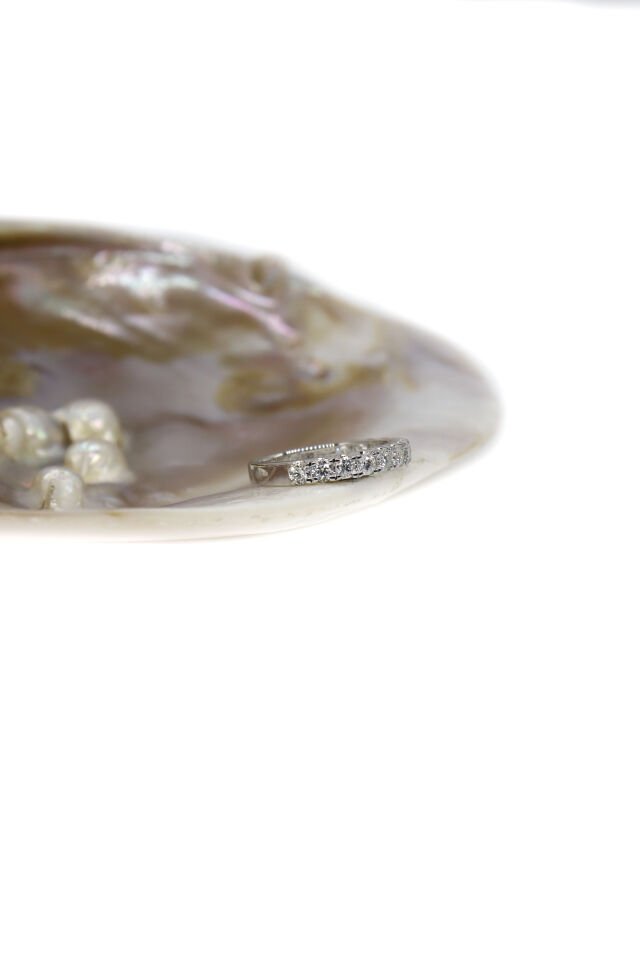 0.90 Ct Yarımtur Pırlanta Yüzük