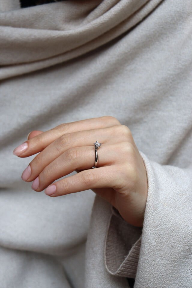 0.65 Ct Pırlanta Tektaş Yüzük