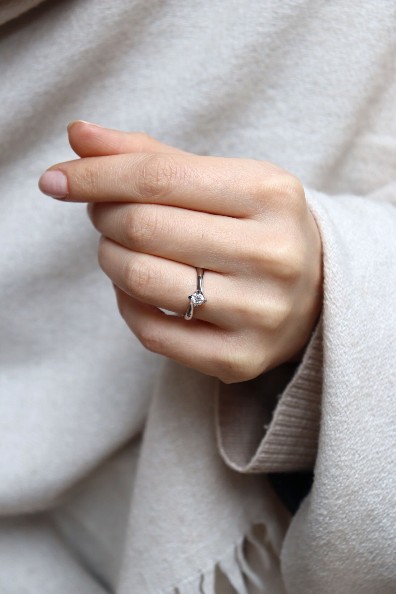 0.52 Ct Tektaş Pırlanta Yüzük