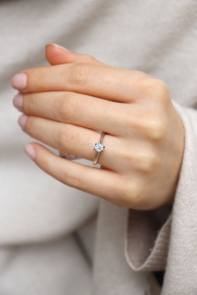 0.61 Ct Tektaş Pırlanta Yüzük