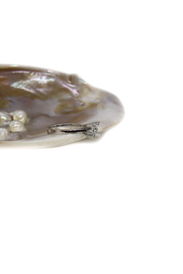 0.50 Ct Yarımtur Pırlanta Yüzük
