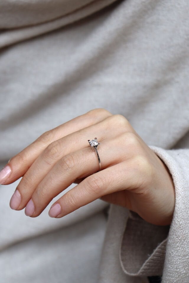 0.80 Ct Tektaş Pırlanta Yüzük