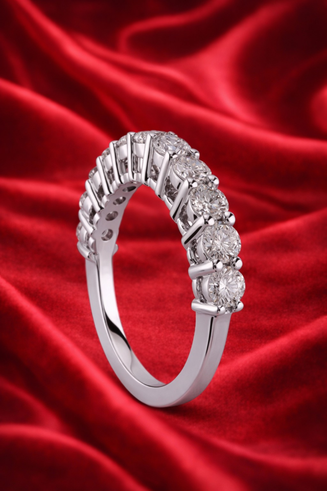 0.60 ct Yarımtur Pırlanta Yüzük