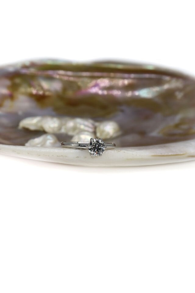 0.41 Ct Baget Pırlanta Yüzük