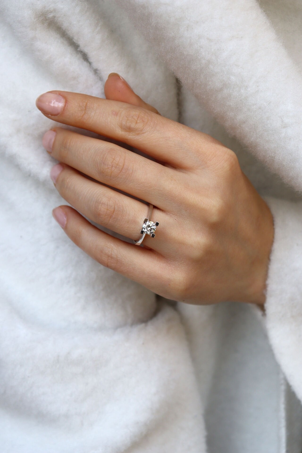 0.54 Ct Baget Pırlanta Yüzük