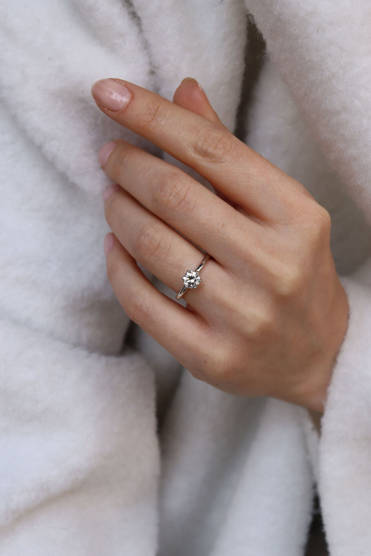 0.80 Ct Tektaş Pırlanta Yüzük