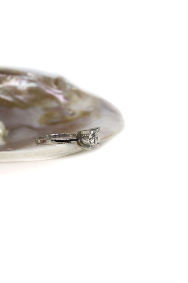 0.60 Ct Baget Pırlanta Yüzük
