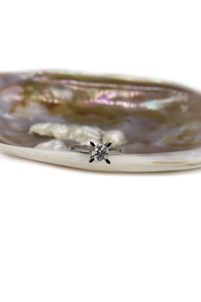 0.60 Ct Baget Pırlanta Yüzük