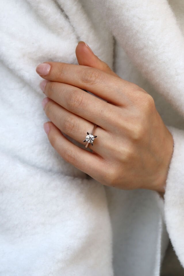 0.60 Ct Baget Pırlanta Yüzük