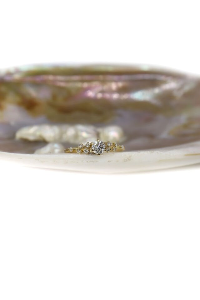 0.50 Ct Asimetri Pırlanta Yüzük
