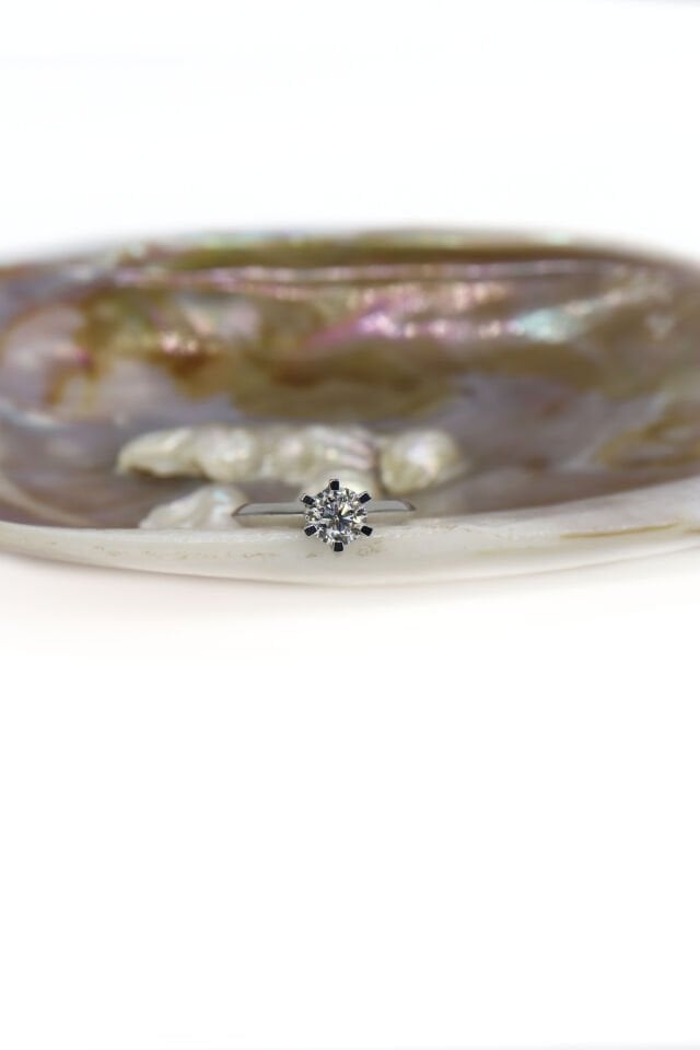 0.80 Ct Baget Pırlanta Yüzük