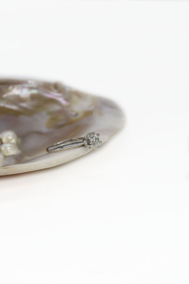0.80 Ct Baget Pırlanta Yüzük