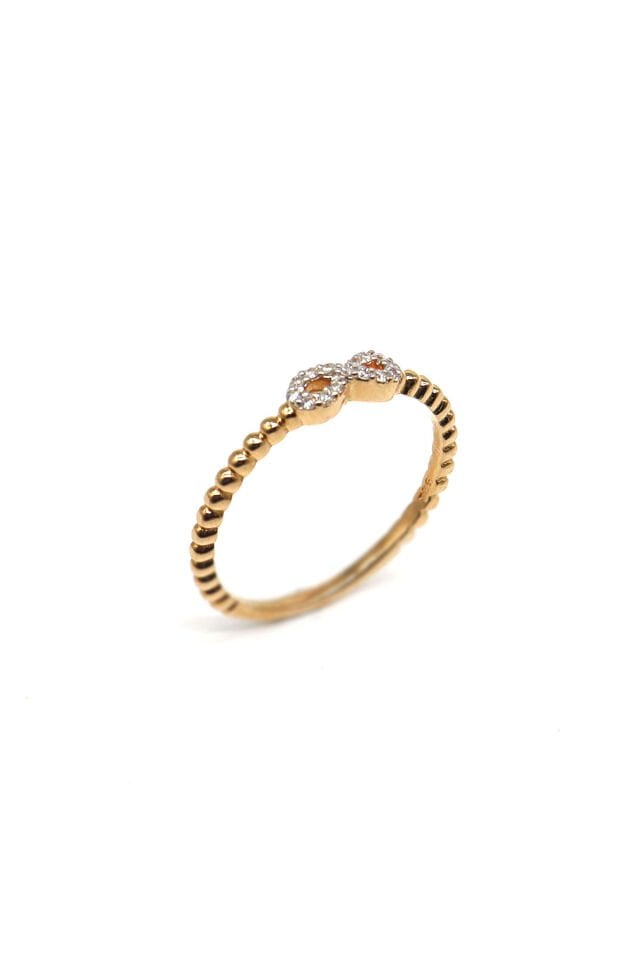 Minimal Sonsuzluk Pırlanta Yüzük