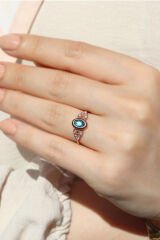 Vintage Opal & Pırlanta Yüzük