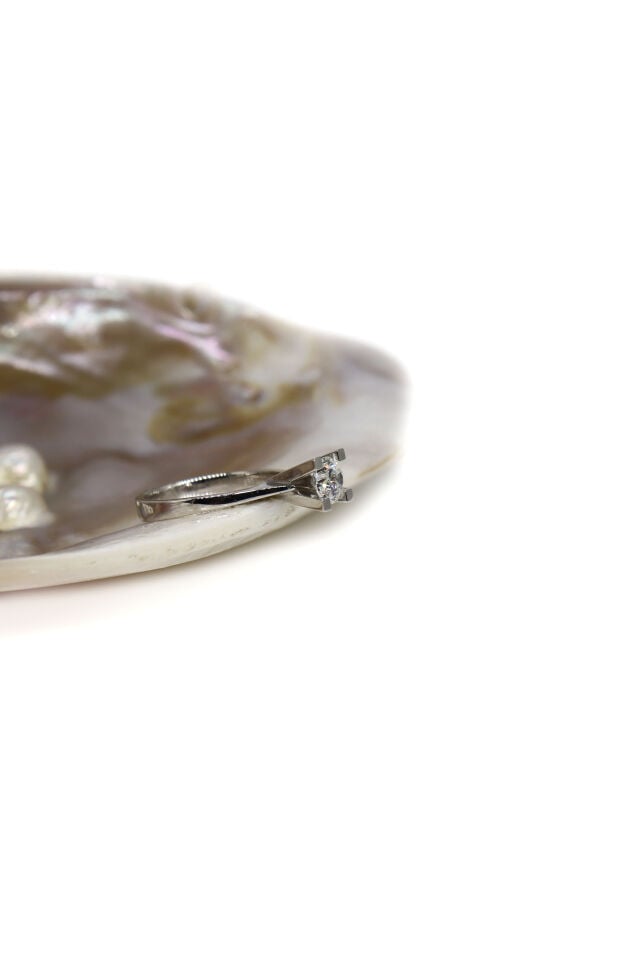 0.80 Ct Tektaş Pırlanta Yüzük