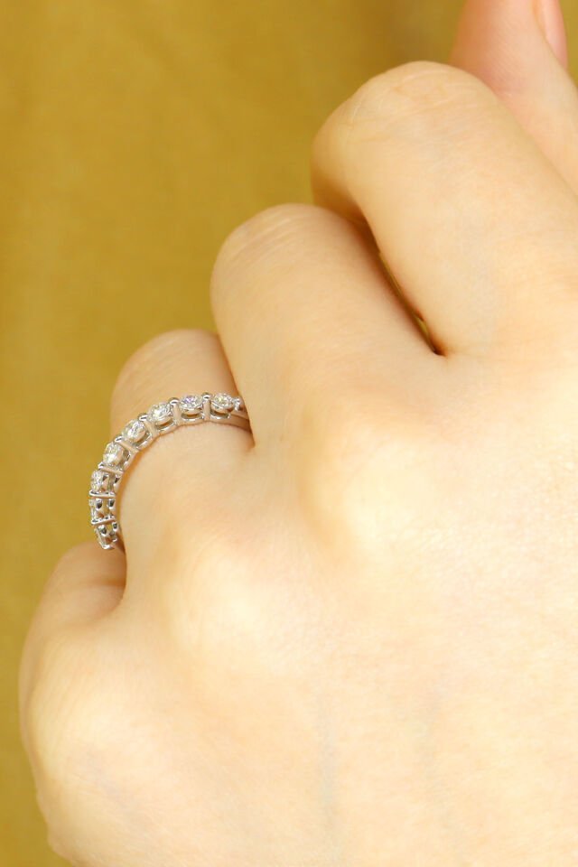 0.50 ct Yarımtur Pırlanta Yüzük