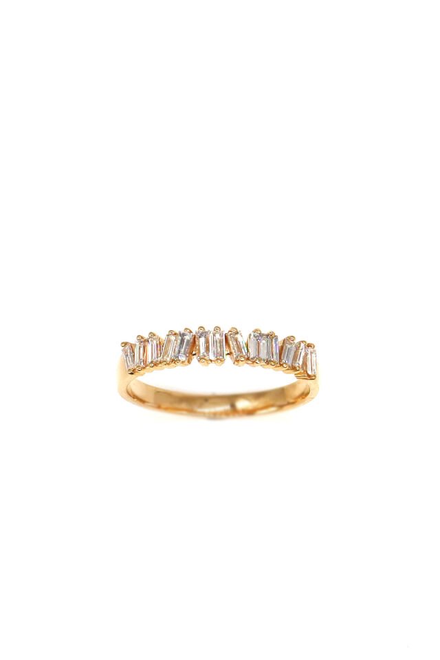 0.40 ct Baget Yarımtur Pırlanta Yüzük